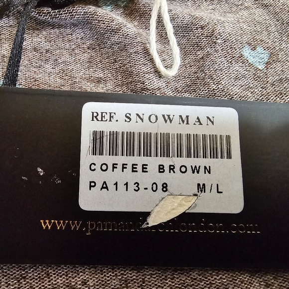 Pam & Arch Faux Wrap Dress In Coffee Brown Size M/L NWT - Picture 11 of 13